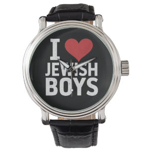 Ik hou van Joodse jongens Ik hart Joodse jongens H Horloge