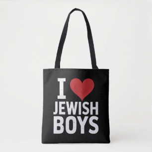 Ik hou van Joodse jongens Ik hart Joodse jongens H Tote Bag