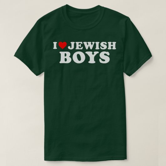Ik hou van Joodse Jongens T-shirt (Design voorkant)