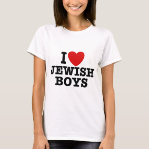 Ik hou van joodse jongens t-shirt