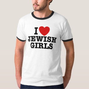 Ik hou van joodse meisjes t-shirt