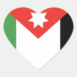 Ik hou van Jordan Hart Sticker