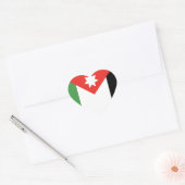 Ik hou van Jordan Hart Sticker (Envelop)