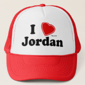 Ik hou van Jordan Trucker Pet (Voorkant)