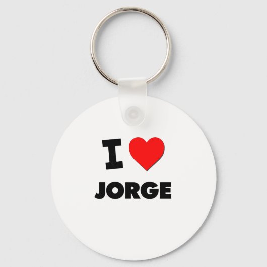 Ik hou van Jorge Sleutelhanger (Voorkant)
