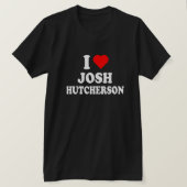 Ik hou van Josh Hutcherson T-shirt (Design voorkant)
