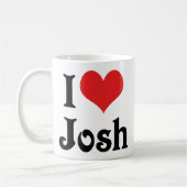 Ik hou van Josh Koffiemok (Links)