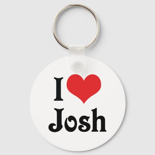 Ik hou van Josh Sleutelhanger (Voorkant)