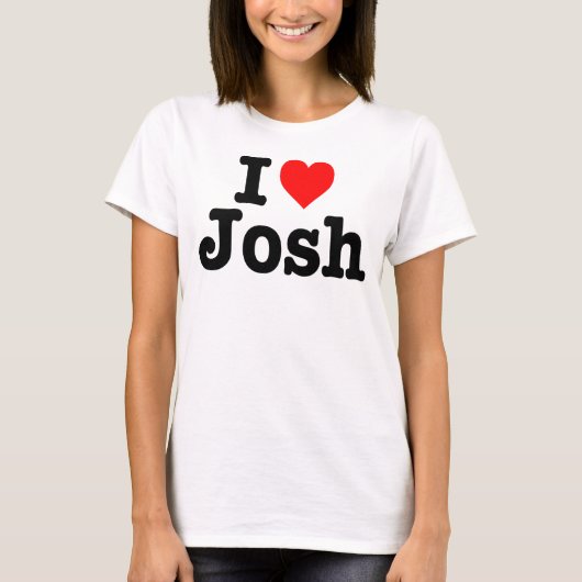 "Ik hou van JOSH" T-shirt (Voorkant)