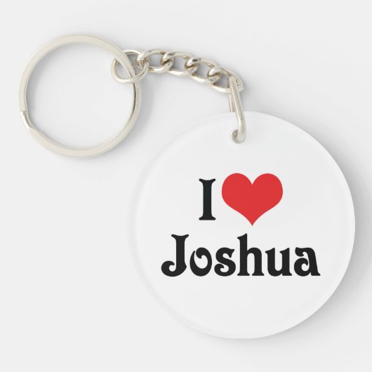 Ik hou van Joshua Sleutelhanger (Voorkant)