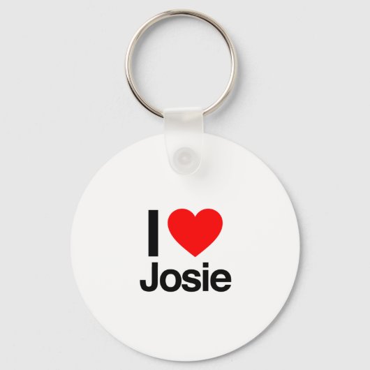ik hou van josie sleutelhanger (Voorkant)