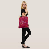 Ik Hou Van Jou Aangepaste Naam Rode Rozen Liefde Tote Bag (Op model)