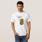 Ik Hou Van Jou Aardappel T-shirt (Voorkant volledig)
