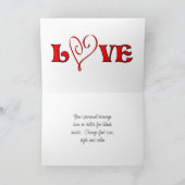 Ik hou van jou Afrikaanse madeliefjes bloem foto  Kaart (Binnen)