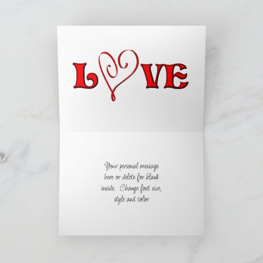 Ik hou van jou Afrikaanse madeliefjes bloem foto  Kaart (Binnen)