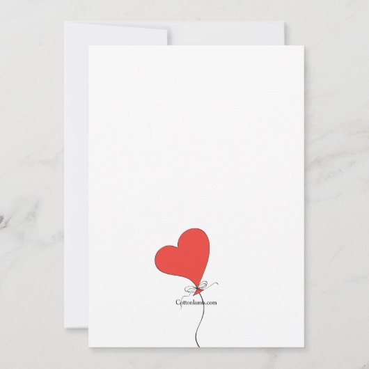 Ik hou van jou Beer Eerste Verjaardagsuitnodiging Kaart (Achterkant)