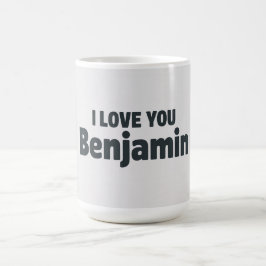 Ik hou van jou Benjamin Koffiemok