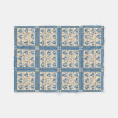 Ik Hou Van Jou Blauwe Dekbed Fleece Deken (Voorkant (Horizontaal))