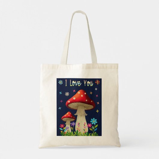Ik Hou Van Jou Boodschappentas Tote Bag (Achterkant)