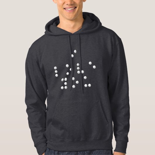 Ik hou van jou (Braille) Hoodie (Voorkant)
