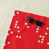 Ik hou van jou (Braille) Strandlaken (In situ)