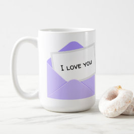 Ik Hou Van Jou Brief Koffiemok
