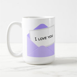 Ik Hou Van Jou Brief Koffiemok
