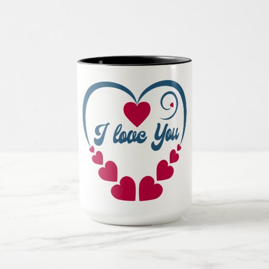 Ik hou van jou cadeau mok (Midden)