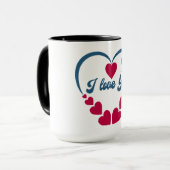 Ik hou van jou cadeau mok (Voorkant links)