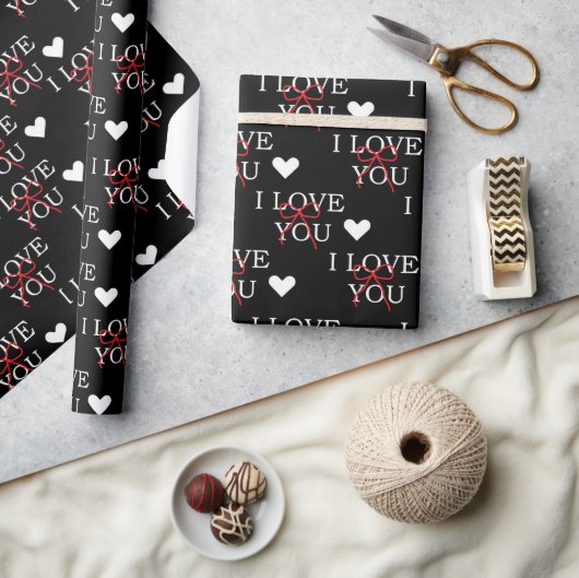 Ik hou van jou cadeaupapier (Crafts)