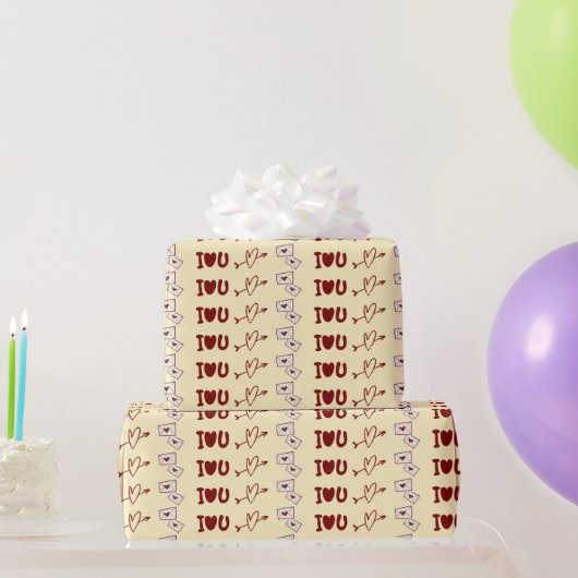 Ik Hou Van Jou Cadeaupapier (Feestgeschenken)