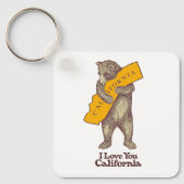 Ik hou van jou Californië Sleutelhanger (Voorkant)