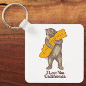 Ik hou van jou Californië Sleutelhanger (Voorkant)