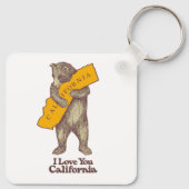 Ik hou van jou Californië Sleutelhanger (Achterkant)