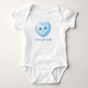 Ik Hou Van Jou Dagelijkse Baby Bodysuit - Cute Bla