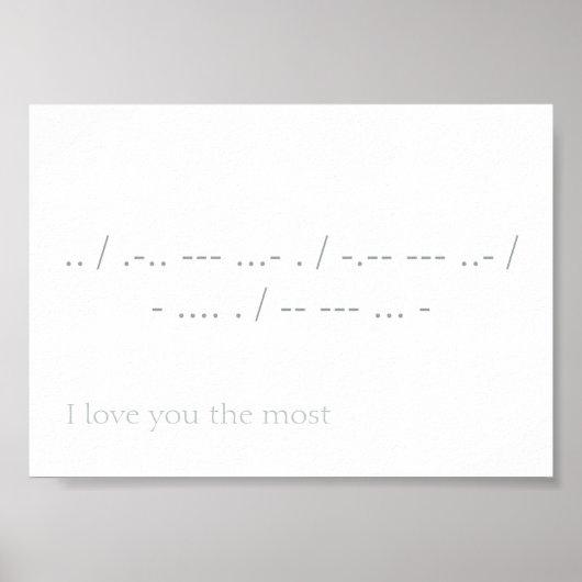 Ik hou van jou de Meest Meestercode Poster (Voorkant)