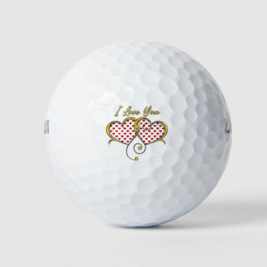 Ik hou van jou Design Golfballen (Voorkant)