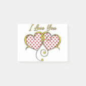 Ik hou van jou Design Post-it® Notes (Voorkant)
