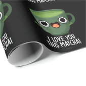 Ik Hou Van Jou Deze Matcha Grappige Drank Puns Don Cadeaupapier (Rol Hoek)