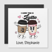 Ik hou van jou een Latte Grappige Romantische Vale (Voorkant / Achterkant)