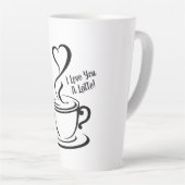Ik Hou van Jou een Latte Mok (Rechterhoek)