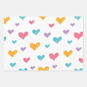 Ik hou van jou en hart inpakpapier vel (Voorkant 3)