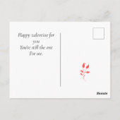 Ik hou van jou en ons, pas personaliseren aan briefkaart (Achterkant)