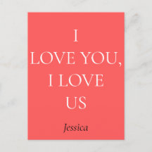 Ik hou van jou en ons, pas personaliseren aan