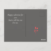 Ik hou van jou en ons, pas personaliseren aan briefkaart (Achterkant)