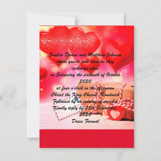 Ik hou van jou  feestdagenkaart (Voorkant)