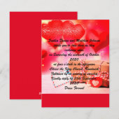 Ik hou van jou  feestdagenkaart (Voorkant / Achterkant)