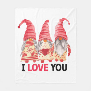 Ik hou van jou fleece deken
