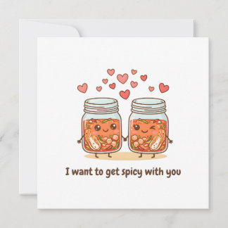Ik Hou Van Jou Flirterige Koreaanse Groet Schattig Kaart