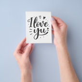 ik hou van jou flyer (Hand)